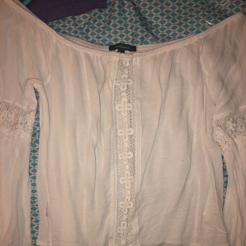 Off the shoulder blouse